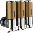 Dispensador Jabón Manual Shampoo Gel Ducha Acero Inoxidable