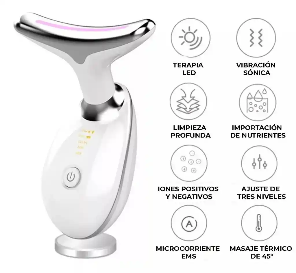 Masajeador Facial Reductor Arrugas Y Papada Recargable