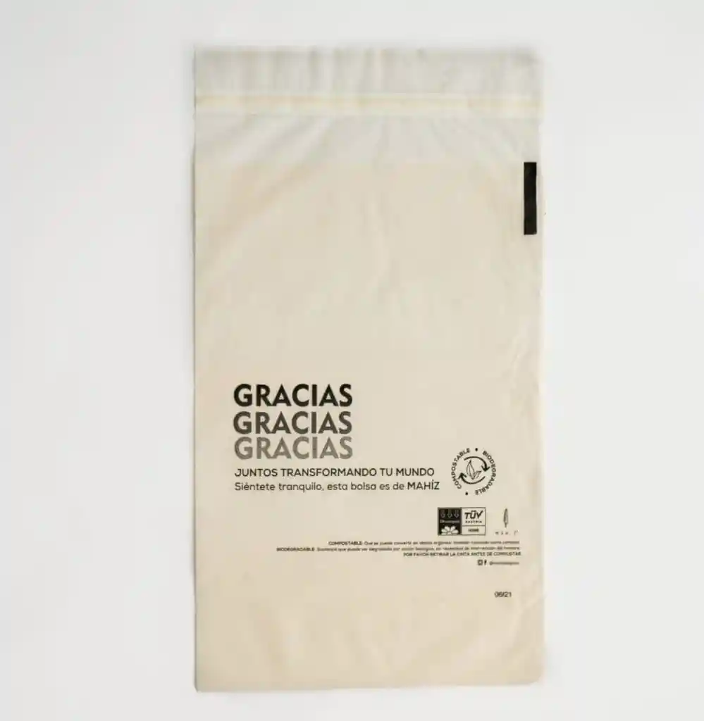 Bolsa De Maíz Para Envíos (17x26)cm X 50 Unidades