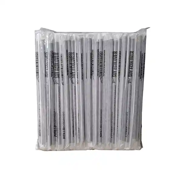 Pitillos Largos De Papel Ecolovers 8mmx19cm X 200 Unidades