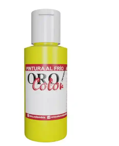 Acrilico Artistico Amarillo Fluorecente 60ml Oro Color