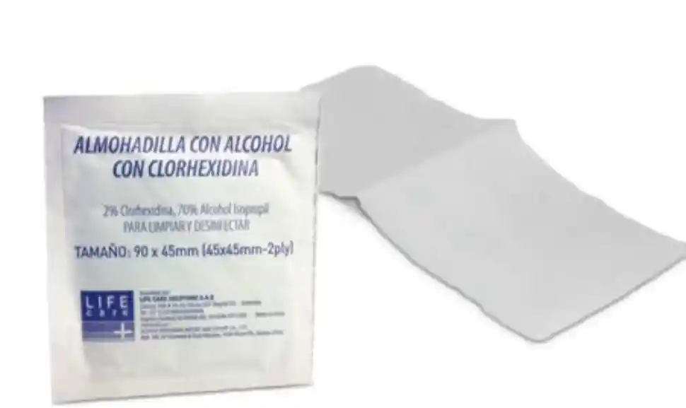 Almohadilla Con Alcohol Con Clorhexidina X 1