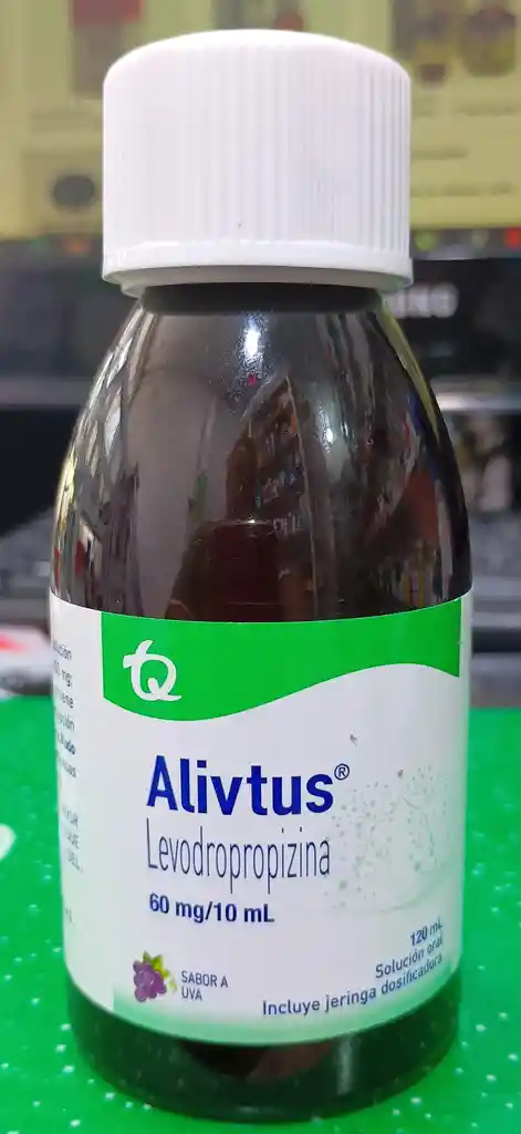 Alivtus Levodropropizina 60 Mg/ 10 Ml 120 Ml Solución Oral