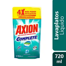 Axion Lavaplatos Líquido Arrancagrasa Complete