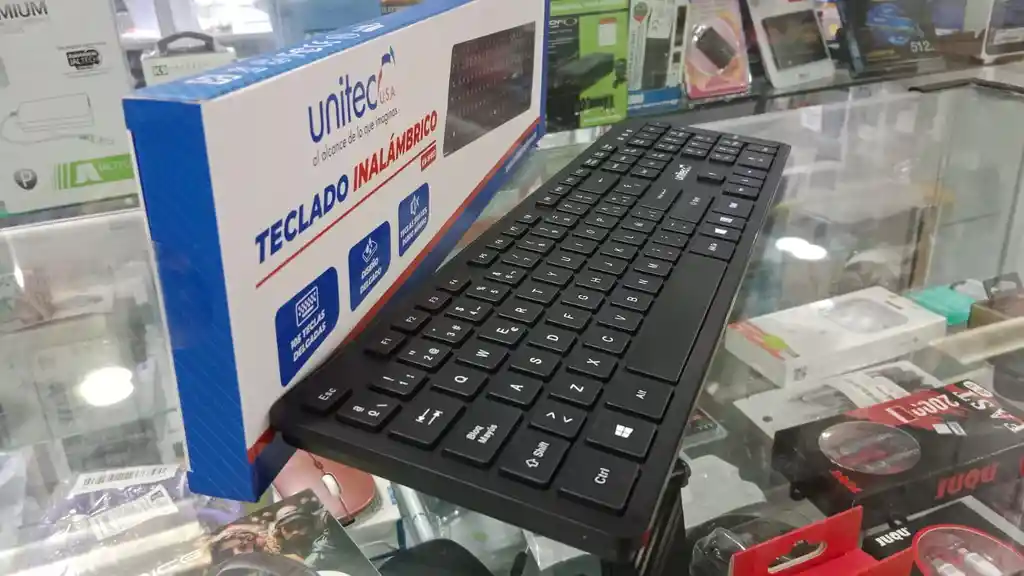Teclado Inalambrico Diseño Slim W053 En Español Unitec Windows Smartv Android