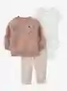 Conjunto 3 Piezas Sherpa Osito - Multicolor / 18 Meses