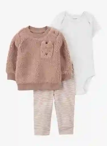 Conjunto 3 Piezas Sherpa Osito - Multicolor / 18 Meses