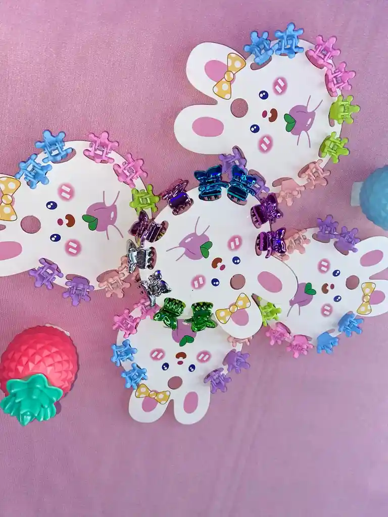 Mini Pinzas Piojitos Colores Pastel Y Metalizado | Mini Pinzas Piojitos | Accesorios Para Cabello 💕