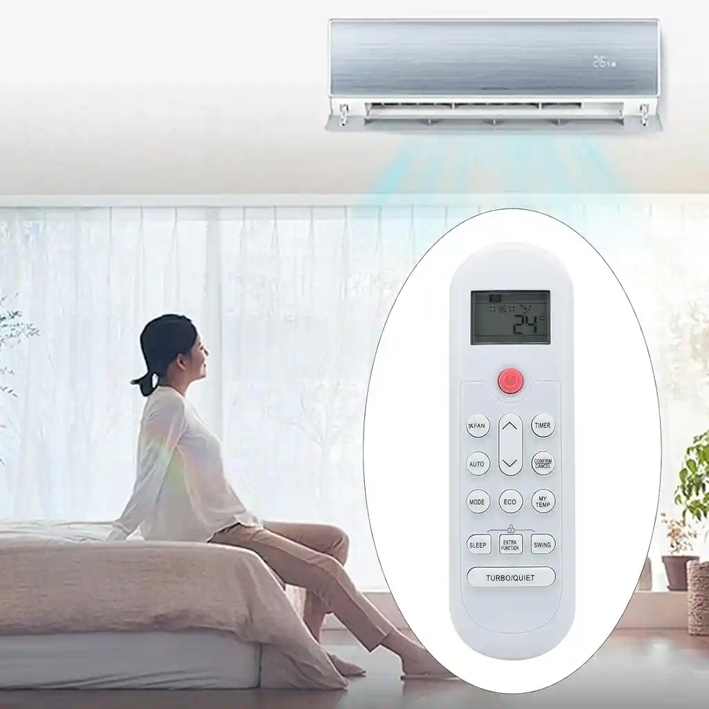 Control Remoto Compatible Con Aire Acondicionado Aa Mabe, Haier, Inverter Repuesto, Reemplazo Mb03
