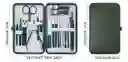 Kit Manicure Pedicure Estuche Cortauñas X18 Piezas Viaje