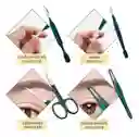Kit Manicure Pedicure Estuche Cortauñas X18 Piezas Viaje