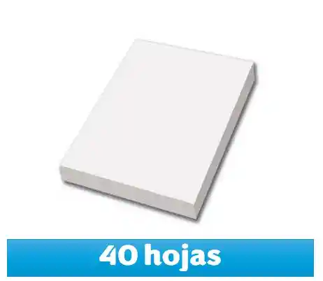 Hoja De Resma Tamaño Oficio X40 Und