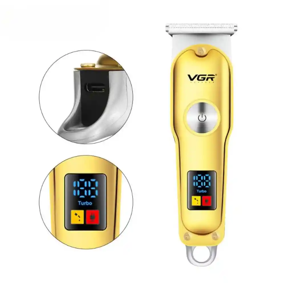 Maquina Cortadora De Cabello Vgr Inalambrica Recargable Profesional V-290