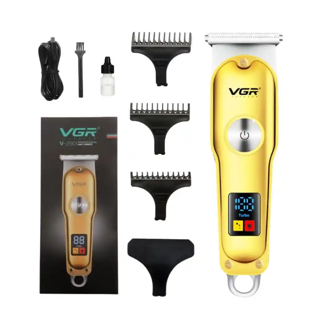Maquina Cortadora De Cabello Vgr Inalambrica Recargable Profesional V-290