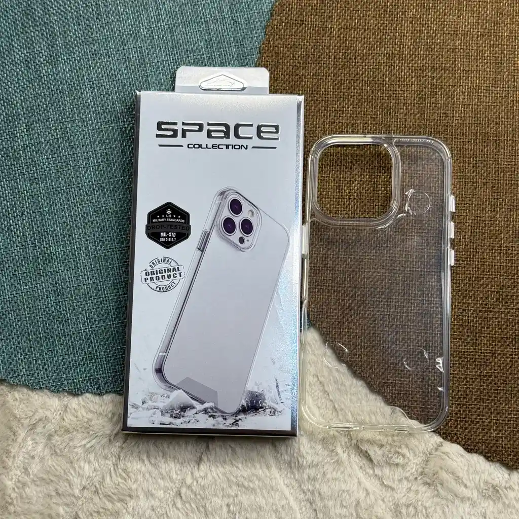 Forro Space Transparente Iphone 16 Pro Max