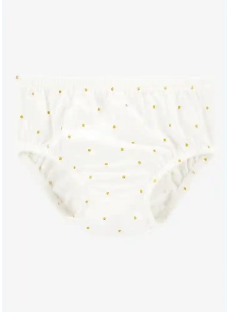 Vestido 2 Piezas Puntitos Dorados - Multicolor / 24 Meses