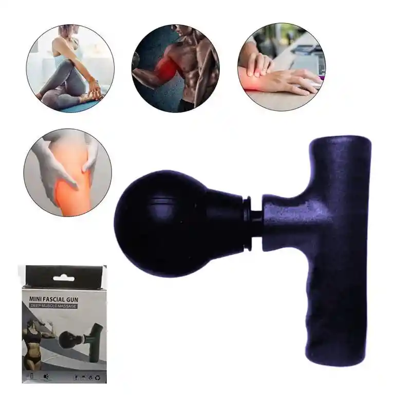 Mini Masajeador Muscular Tipo Pistola Masaje Inalámbrico