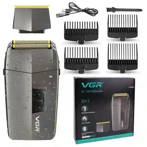Barbera Shaver Patillera Profesional Vgr 086 Original 2 En 1