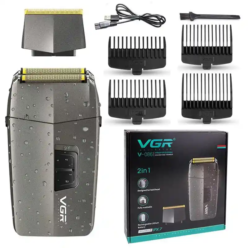 Barbera Shaver Patillera Profesional Vgr 086 Original 2 En 1