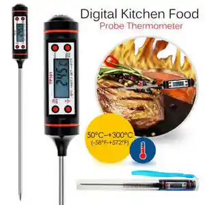 Termómetro Digital De Cocina Para Carne, Reposteria, Liquidos
