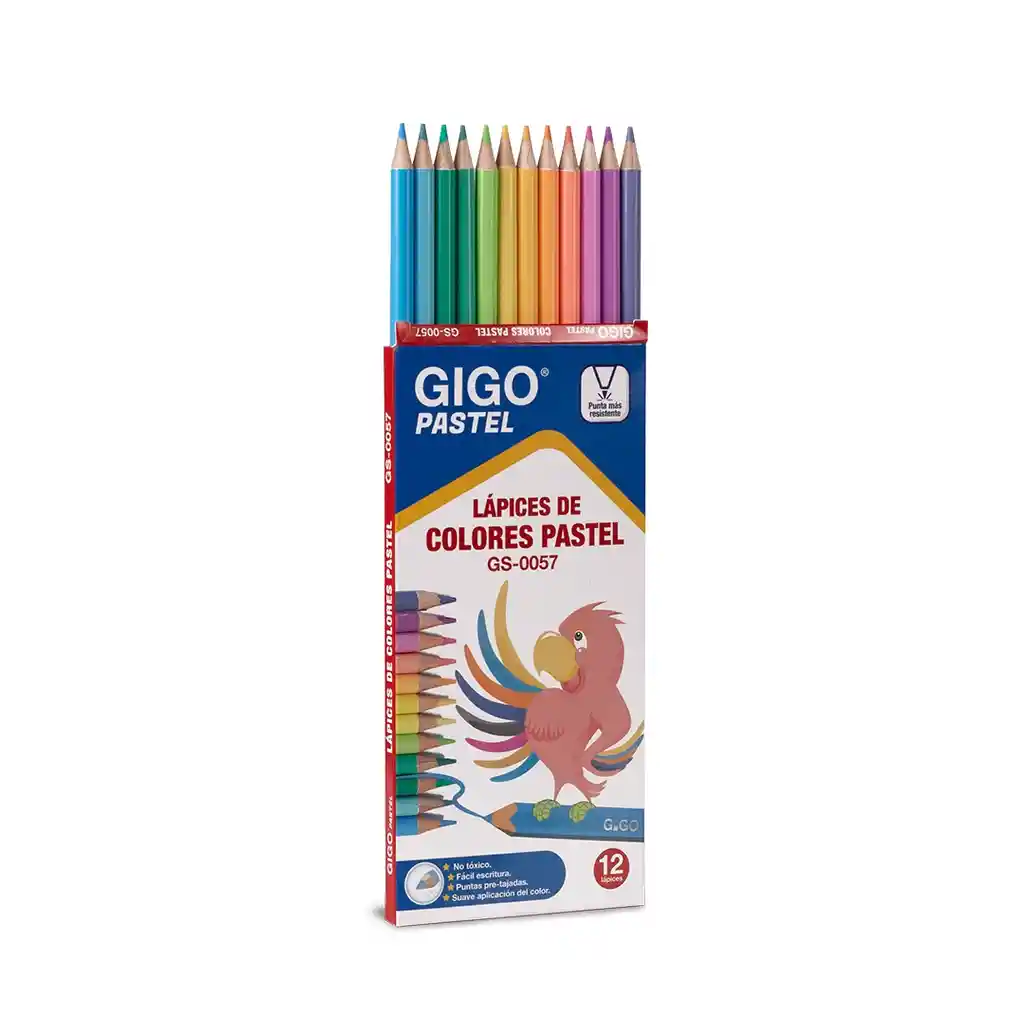 Colores Pasteles Cremoso X12