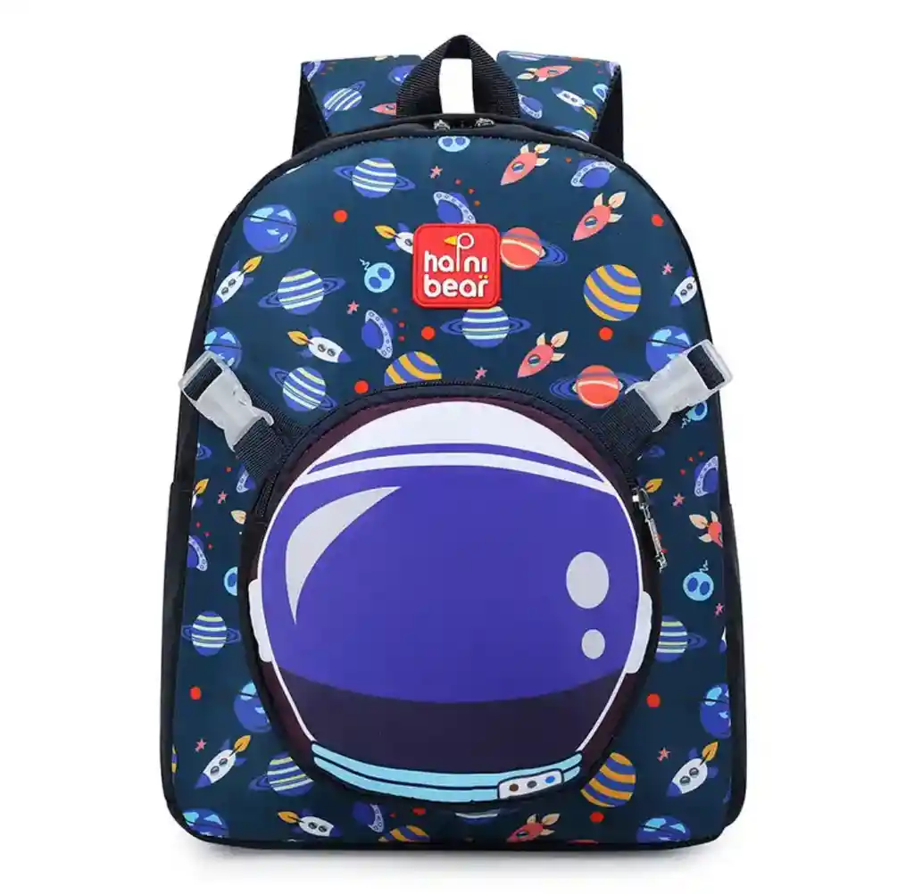 Combo Mochila Bolso Escolar Impermeable + Lonchera Desmontable								