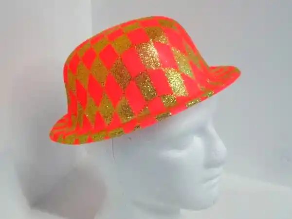 Hora Loca Sombrero Escarchado Neon
