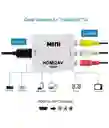 Adaptador Conversor Hdmi A Rca Mini Hdmi 2av