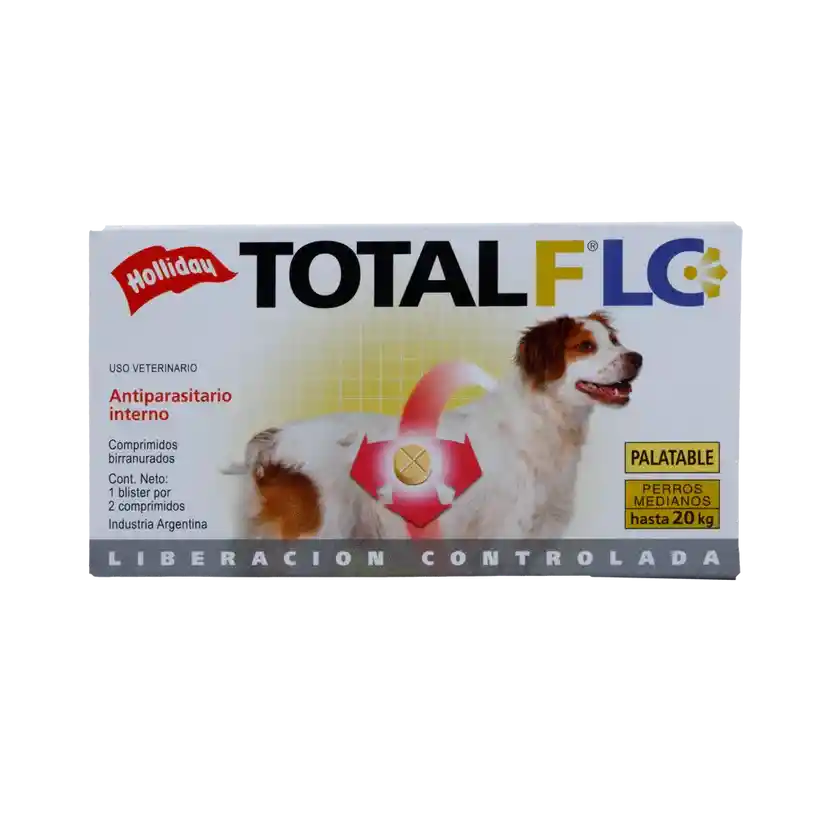 Antiparasario Interno Total Flc Perro Mediano 2 Tabletas