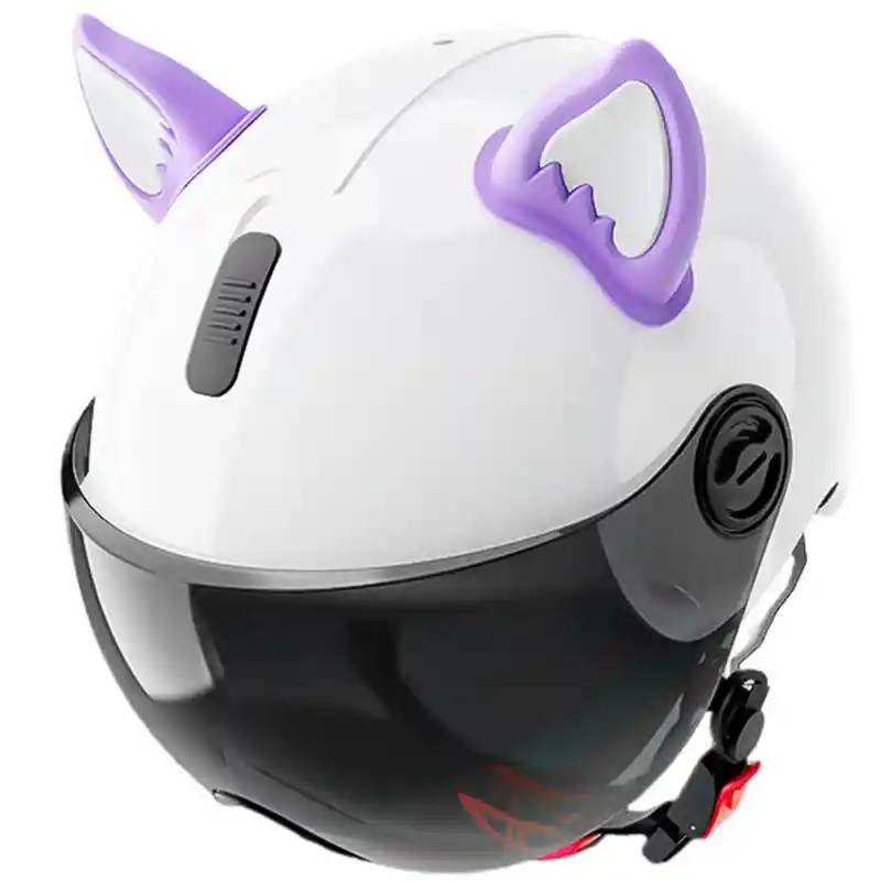 Orejas Para Casco Gato Lujo Adhesivas Accesorio X2