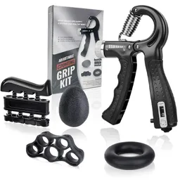 Set Hand Grip Fortalecedor Agarre De Mano Antebrazo Antiestres