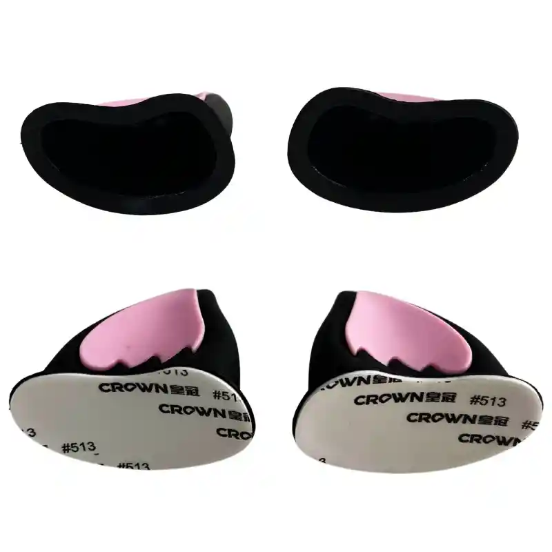 Orejas Para Casco Gato Lujo Adhesivas Accesorio X2