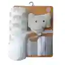 Kit De Baño Elefante Niño 6pz Con Toalla Con Capucha Y Babitas, Set De Toalla Con Capucha, Paquete De 4 Babitas Para Bebé, Una Esponja Con Diseño Animado
