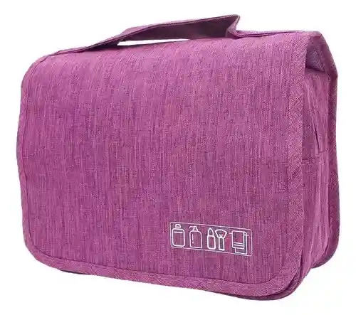 Organizador De Maquillaje Para Equipaje Accesorios De Belleza Morada Innovo Home