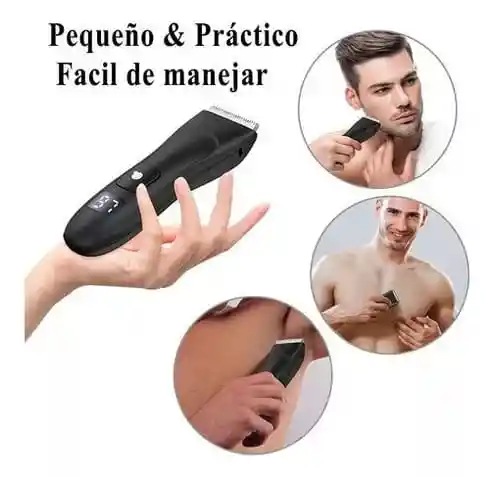 Afeitadora Intima Hombre Recargable Partes Sensibles