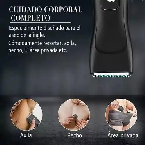 Afeitadora Intima Hombre Recargable Partes Sensibles