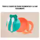 Set De Vajilla Celeste Que Incluye Cubiertos Y Tapa, Con Base De Succión, Desmontable Para Facilitar Su Limpieza, Tapa Para Guardar Los Cubiertos - Mumlove