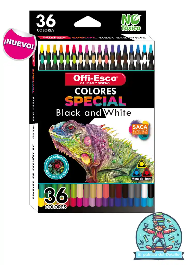 Colores Offiesco X 36 Black