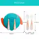 Set De Vajilla Rosada Que Incluye Cubiertos Y Tapa, Con Base De Succión, Desmontable Para Facilitar Su Limpieza, Tapa Para Guardar Los Cubiertos - Mumlove