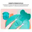 Set De Vajilla Rosada Que Incluye Cubiertos Y Tapa, Con Base De Succión, Desmontable Para Facilitar Su Limpieza, Tapa Para Guardar Los Cubiertos - Mumlove
