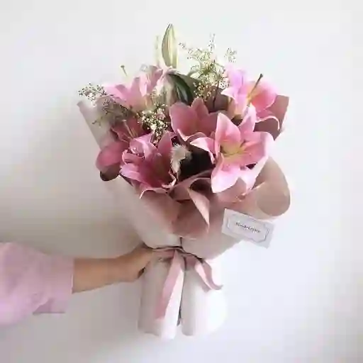 Flores Lirios - Bouquet Delirio De Amor