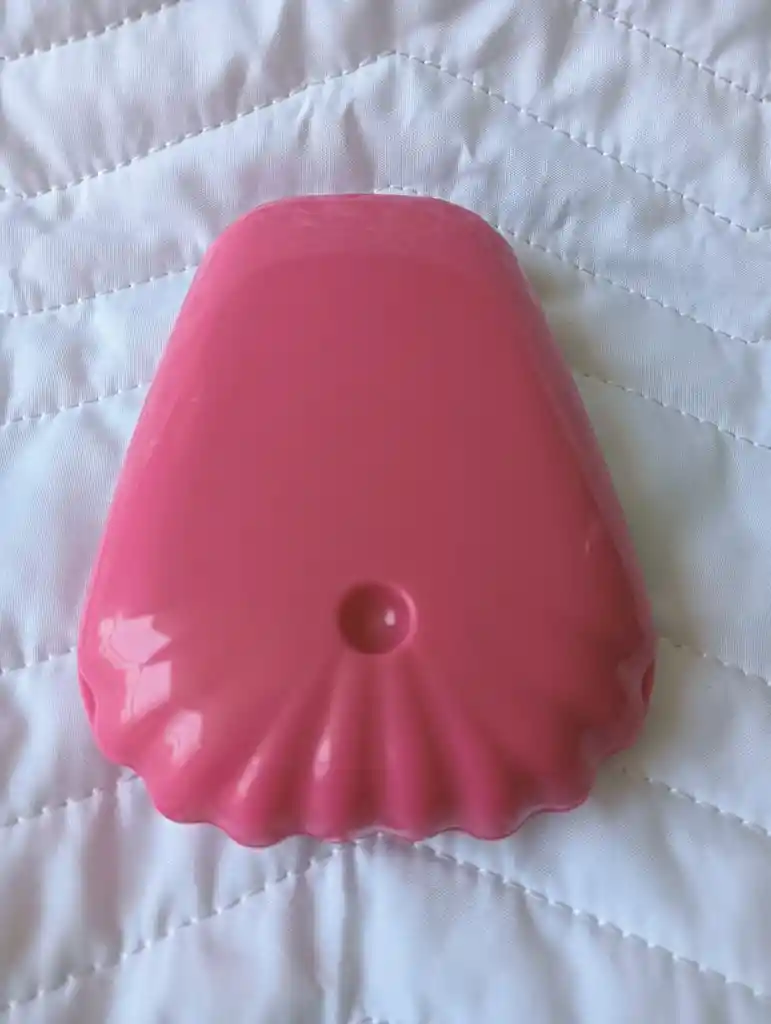 Kit De Brochas Con Espejo / Fucsia