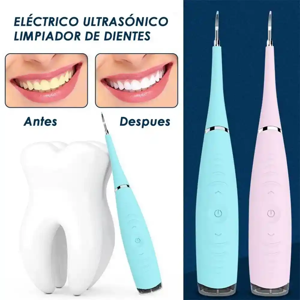 Cepillo Limpiador Dental Eléctrico 3en1 Removedor Sarro