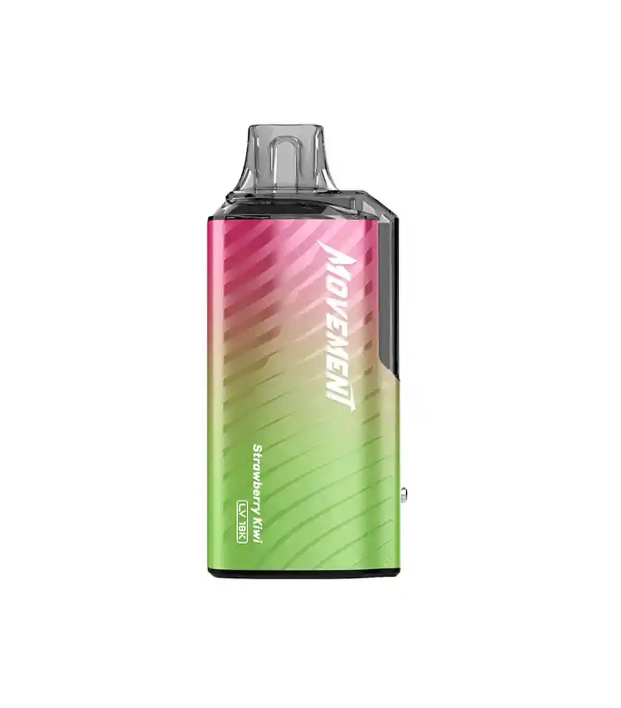 Vaper Movement Lv 18000 - Strawberry Kiwi Rojo Verde Nuevo
