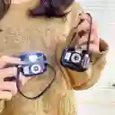 Funda O Case Para Airpods Pro / Pro 2 Cámara Fotográfica Con Luz Y Sonido