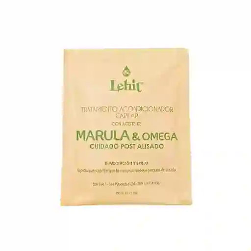 Marula Y Omega Cuidado Post Alisado X1 Unid