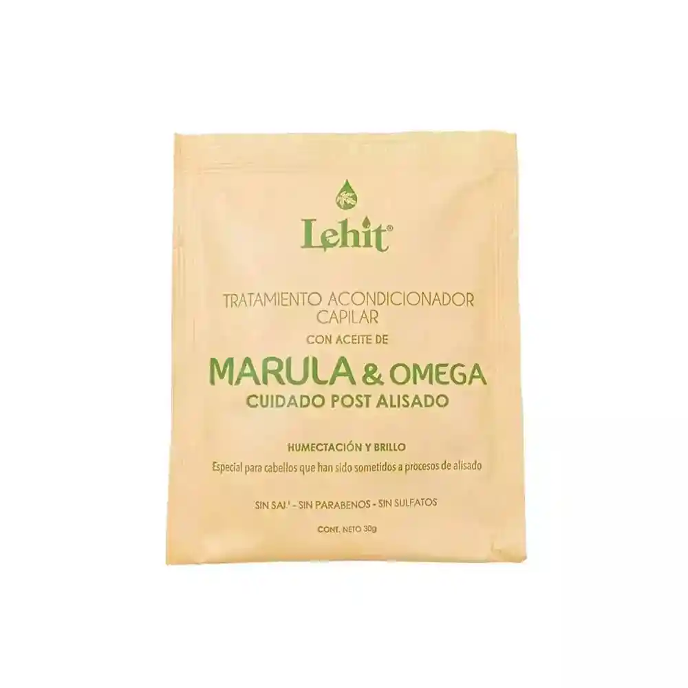 Marula Y Omega Cuidado Post Alisado X1 Unid
