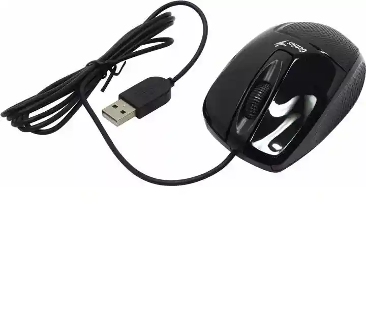 Mouse Alambrico Diseño Ergonomico Genius Dx-150x Negro
