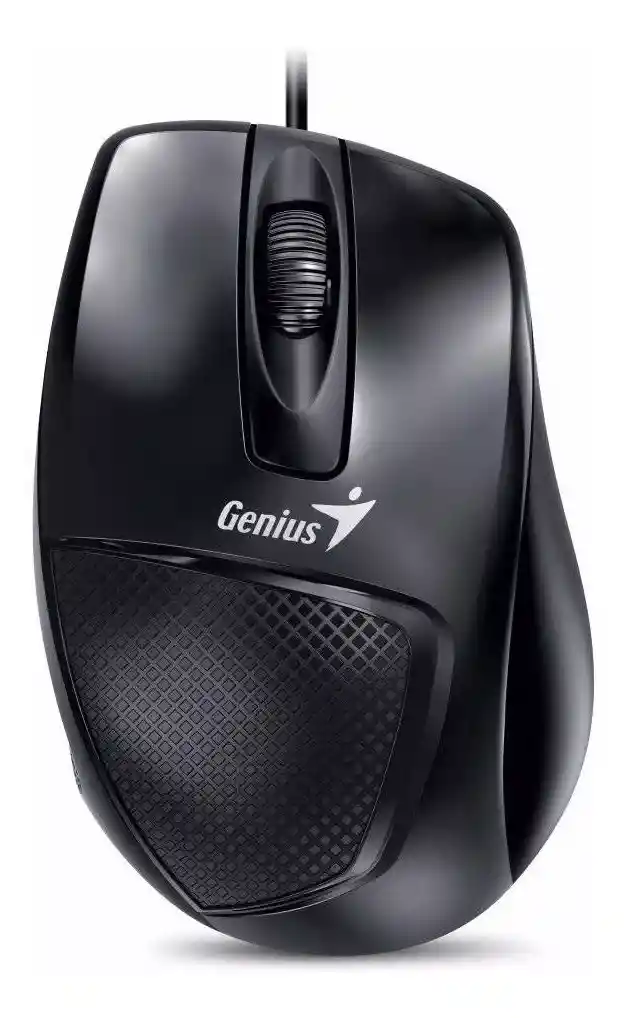 Mouse Alambrico Diseño Ergonomico Genius Dx-150x Negro