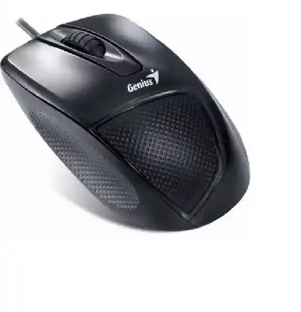 Mouse Alambrico Diseño Ergonomico Genius Dx-150x Negro